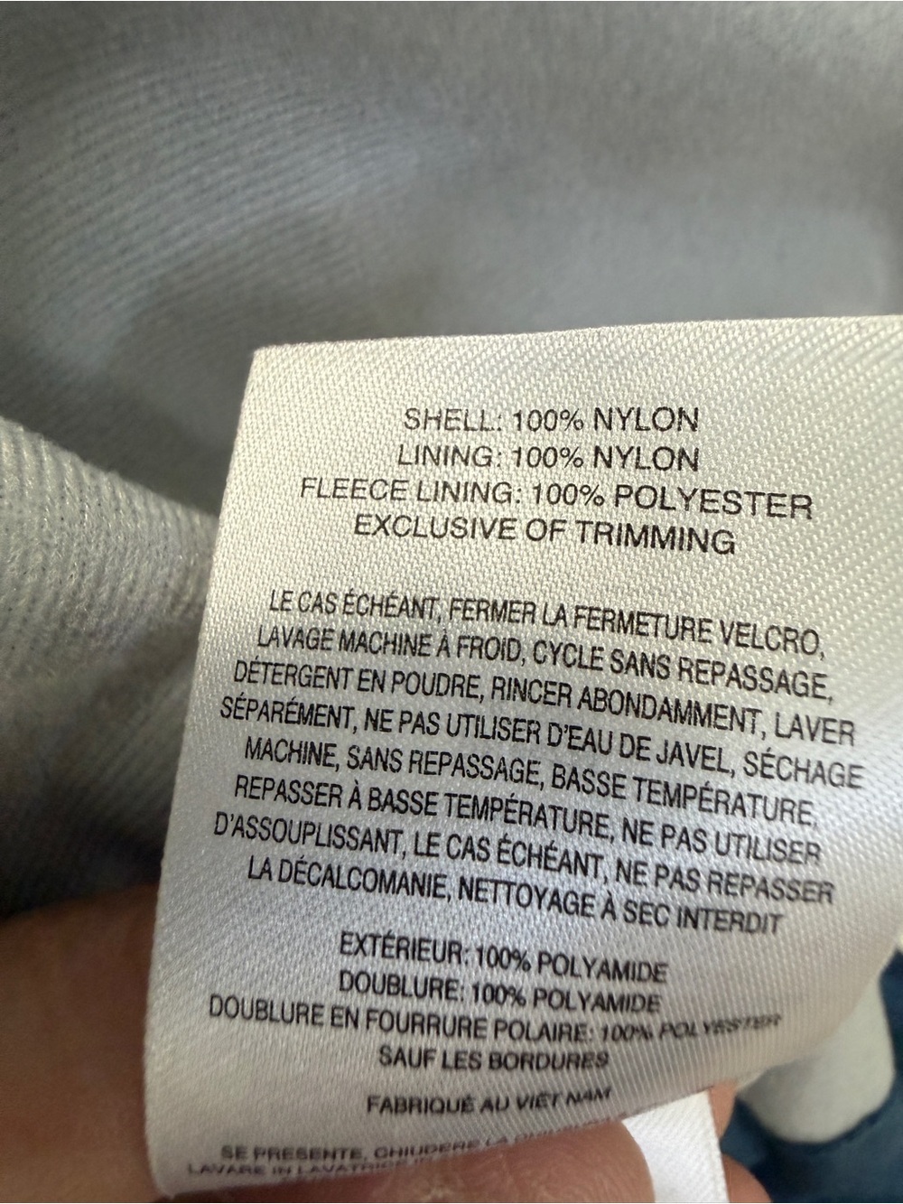 Columbia Blue Hooded Rain Jacket Lined Women’s XL - Picture 10 of 14